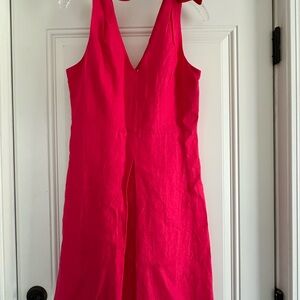 GAP Fuschia Pink Linen Dress